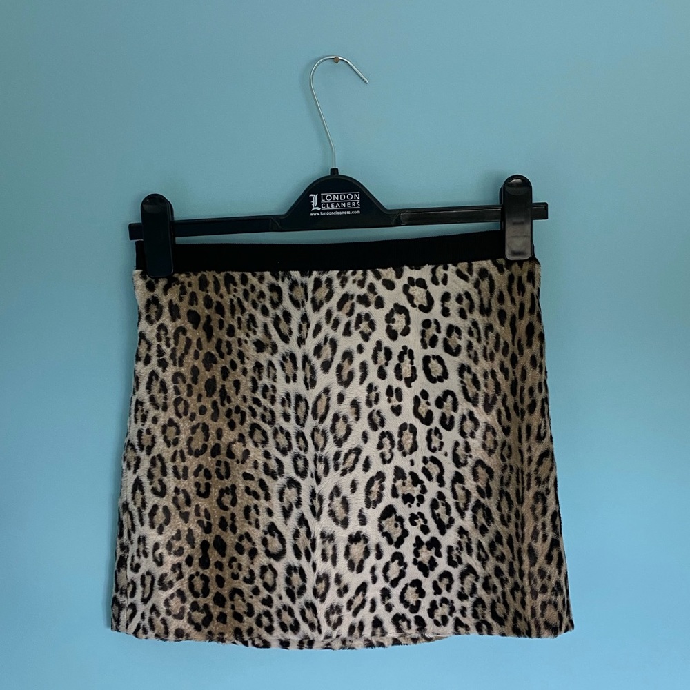 Milly Minis Furry Cheetah Skirt